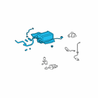 OEM Lexus Charcoal Canister Assembly Diagram - 77740-50133