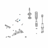 OEM 1997 Honda Civic Bush, Rear Arm (Upper) (Yusa) Diagram - 52395-SR0-A01