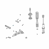 OEM 2000 Honda Civic Bolt, Arm Torque (Lower) (10X80) Diagram - 90173-SR3-003