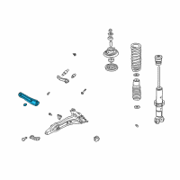 OEM 1999 Honda Civic Arm, Rear (Lower) Diagram - 52350-S04-000