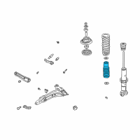 OEM Honda End, RR. Dust Cover Diagram - 52688-SR3-003