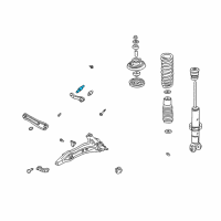 OEM 1995 Honda Civic Bush, Arm (Upper) (Inner) Diagram - 52393-SR0-004