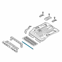 OEM 2015 Ford Transit Connect Front Floor Pan Brace Diagram - DT1Z-6111248-A