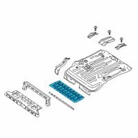 OEM 2020 Ford Transit Connect Center Floor Pan Diagram - DT1Z-61115A42-A