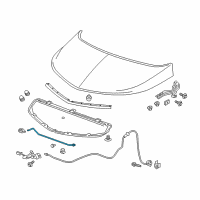 OEM 2022 Chevrolet Bolt EV Support Rod Diagram - 95429745