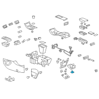 OEM Saturn Outlook Latch Asm-Front Floor Console Cup Holder Door *Light Ttnum Diagram - 15889606