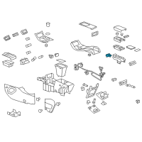 OEM 2015 Chevrolet Traverse Release Handle Diagram - 22844266