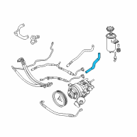 OEM 2004 BMW 745Li Suction Hose Diagram - 32-41-6-762-626