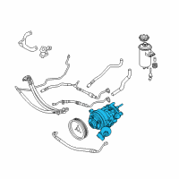 OEM 2007 BMW 750i Tandem Pump Diagram - 32-41-6-765-307