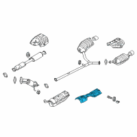 OEM 2013 Hyundai Sonata Panel-Heat Protector, Center Diagram - 28793-3S100