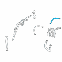 OEM Kia Hose Assembly-Atm Oil Cooling Diagram - 25420F2600