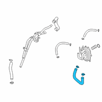 OEM 2018 Hyundai Elantra Hose Assembly-Radiator, Lower Diagram - 25415-F2500