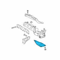 OEM 2015 Toyota Prius Plug-In Lower Insulator Diagram - 17168-37110