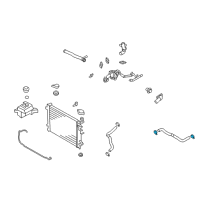 OEM 2011 Kia Sedona Clamp-Hose Diagram - 253313D044