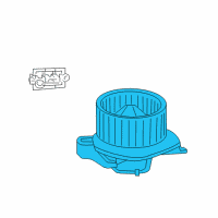 OEM Jeep Motor-Blower With Wheel Diagram - 68003996AA