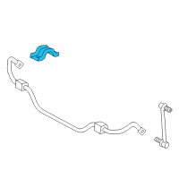 OEM Chrysler LHS Bracket-STABILIZER Bar Diagram - 4772487