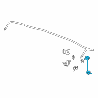 OEM 2014 Acura RLX Link, Rear Stabilizer Diagram - 52320-TY3-A01