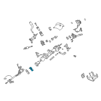 OEM Cadillac Escalade EXT Sensor Asm-Steering Column Tilt Wheel Position Diagram - 15886733