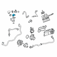 OEM 2020 Cadillac XT5 Pressure Sensor Diagram - 12718935