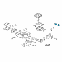 OEM 2012 Ram 2500 Switch-Heated Seat Diagram - 4602970AB