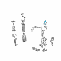 OEM Toyota Control Arm Bracket Diagram - 48658-50030