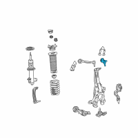 OEM 2020 Lexus LS500h Suspension Arm Assembly Diagram - 48630-59165