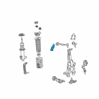 OEM Toyota Mirai Control Arm Bracket Diagram - 48657-50030