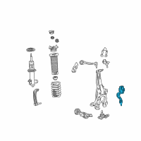 OEM Lexus LS500 Suspension Arm Set Diagram - 48660-59045