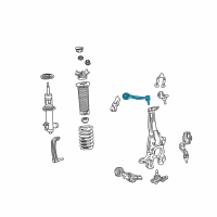 OEM 2019 Lexus LS500 Suspension Arm Assembly Diagram - 48610-59155