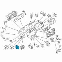 OEM 2020 Nissan Armada Switch Assy-Power Window Main Diagram - 25268-1LA0B