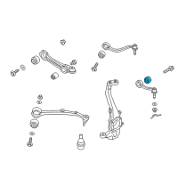 OEM Kia K900 Bush-Upper Arm Diagram - 544433M010