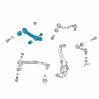 OEM 2015 Kia K900 Lateral Arm Assembly-Front Diagram - 545003T050