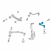 OEM Kia K900 Rear Arm Assembly-Front Upper, L Diagram - 544053T050