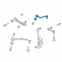 OEM 2017 Kia K900 Front Arm Assembly-Front Upper, L Diagram - 544003T050