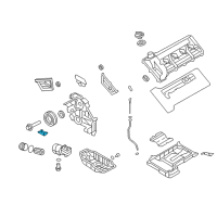 OEM 2009 Hyundai Genesis Gasket-Oil Filter Diagram - 26319-3F400