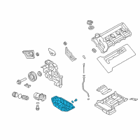 OEM 2016 Hyundai Equus Pan Assembly-Engine Oil, Lower Diagram - 21510-3F000