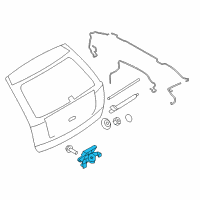 OEM Ford Edge Rear Motor Diagram - 7T4Z-17508-C