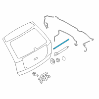 OEM 2012 Ford Edge Blade Assembly Diagram - 7T4Z-17528-AC