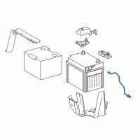 OEM Toyota Vent Hose Diagram - 28885-0P010