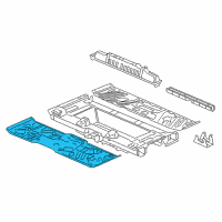 OEM 2018 Acura MDX Panel, Front Floor (Front ) Diagram - 65111-TRX-A00ZZ