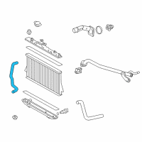 OEM Toyota Highlander Lower Hose Diagram - 16572-0V200