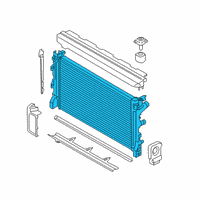 OEM 2018 BMW 540d xDrive Radiator Diagram - 17-11-8-590-047