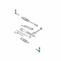 OEM GMC Canyon Outer Tie Rod Diagram - 19152655