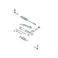 OEM 2008 Chevrolet Colorado Pipe Asm, Steering Gear (Short) Diagram - 19133627