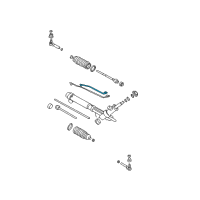 OEM 2007 GMC Canyon Pipe Asm, Steering Gear (Short) Diagram - 19133627