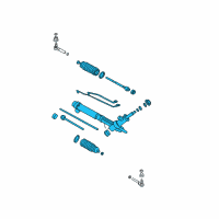 OEM 2005 Chevrolet Colorado Gear Kit, Steering (Remanufacture) Diagram - 19330466