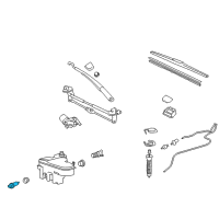 OEM Lexus CT200h Switch, Level Warning Diagram - 85397-30400