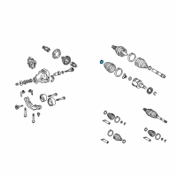 OEM Toyota Inner Boot Clamp Diagram - 42345-21020