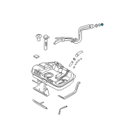 OEM 2004 Hyundai Tiburon Cap Assembly-Fuel Filler Diagram - 31010-C1000--DS