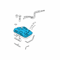 OEM 2003 Hyundai Elantra Tank Assembly-Fuel Diagram - 31150-2D500